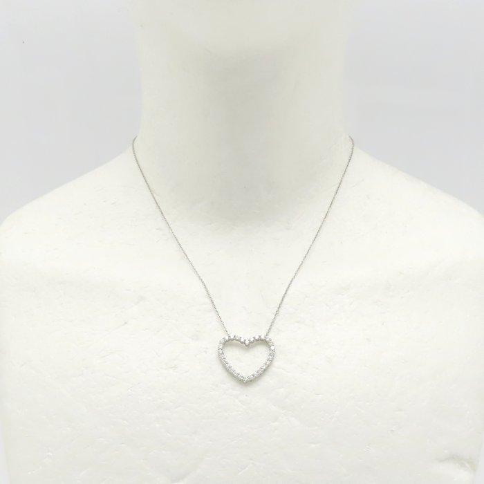 TIFFANY&Co.（ティファニー） オープンハート ネックレス ダイヤモンド