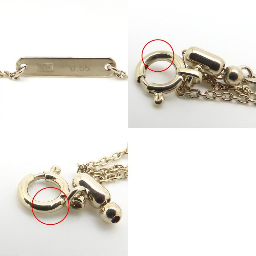 Kashikey カシケイ ムク ネックレス ブラウンダイヤモンド0.55ct
