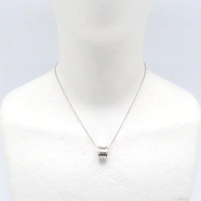 BVLGARI（ブルガリ） ビーゼロワン ネックレス B.zero1 K18WG ホワイト 