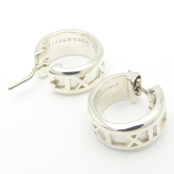 美品 Tiffanyティファニー アトラス フープ ピアス 片耳 シルバー925 TIFFANY&Co.（ティファニー） フープ ピアス アトラス シルバー925