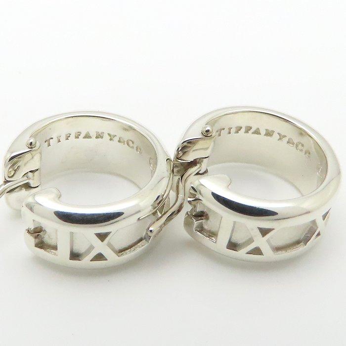 極美品 ティファニー オープンアトラス フープ ピアス シルバー925 TIFFANY&Co.（ティファニー） フープ ピアス アトラス シルバー925