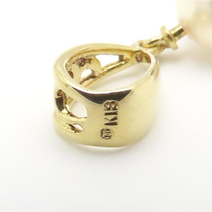 MIKIMOTO（ミキモト） パール ペンダントトップ 真珠7.1ミリ K18YG