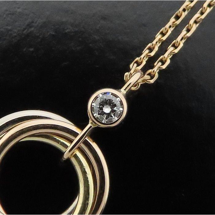 Cartier（カルティエ） トリニティ ネックレス 1Pダイヤモンド