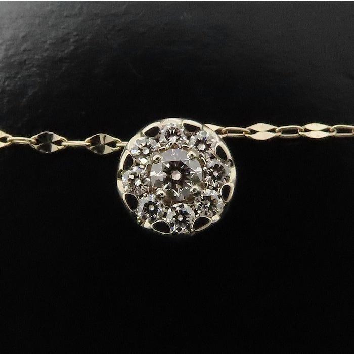 カシケイ　アダマス　ブラウンダイヤ　ペンダントネックレス Kashikey カシケイ アダマス ネックレス ブラウンダイヤモンド0.25ct