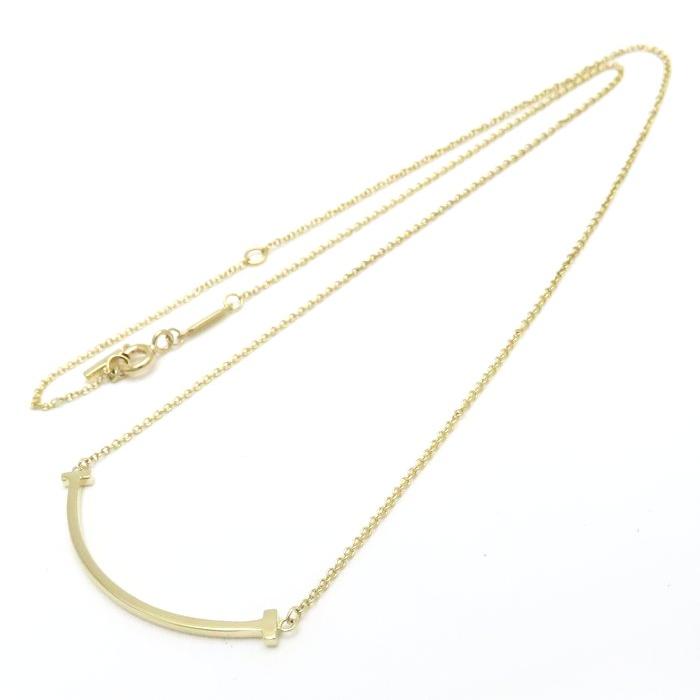 TIFFANY&Co. ティファニー Tスマイル ネックレス スモール K18YG イエローゴールド レディース/295314【中古】_2