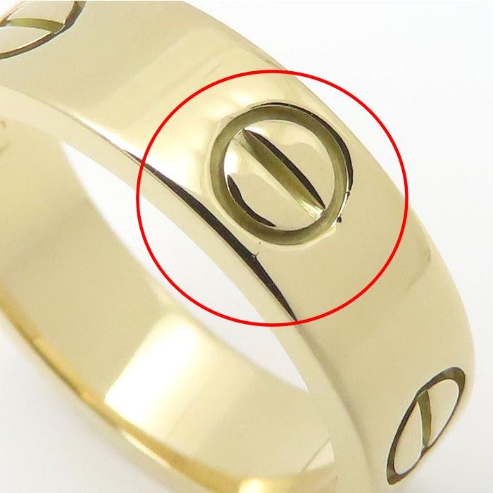 Cartier（カルティエ） ラブ リング 指輪 #53 12.5号 K18YG イエロー
