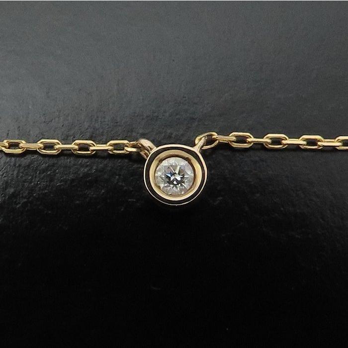 ete（エテ） ダイヤモンド ネックレス ダイヤモンド0.03ct K18PG