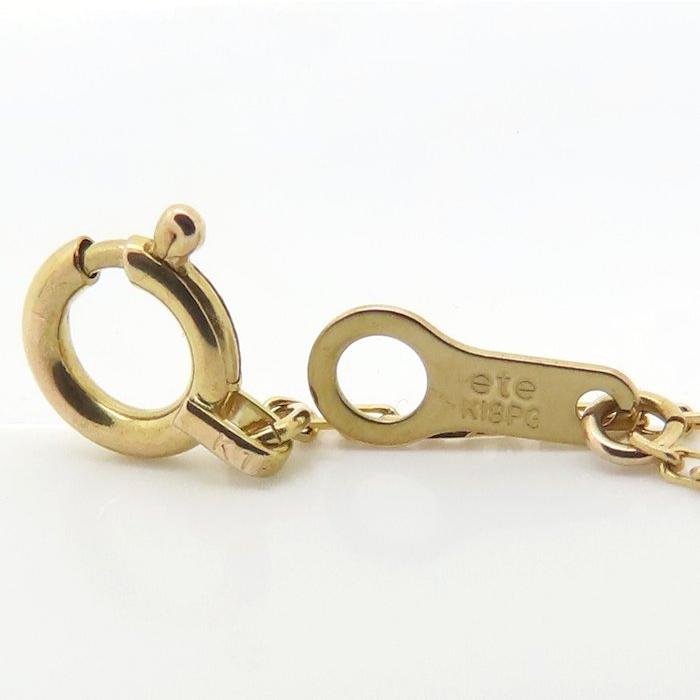 ete（エテ） ダイヤモンド ネックレス ダイヤモンド0.03ct K18PG