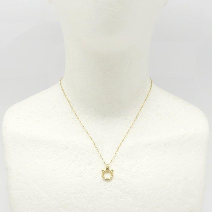 Salvatore Ferragamo サルヴァトーレフェラガモ ガンチーニ ネックレス K18YG イエローゴールド レディース/295381【中古】_1