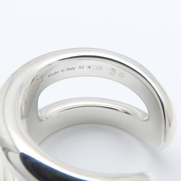 HERMES（エルメス） オスモズ PM リング 指輪 #52 12号 シルバー925 
