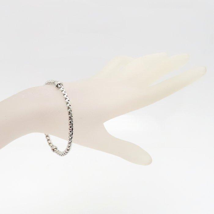 FOPE フォッペ エカ スターダスト Mサイズ ブレスレット ダイヤモンド0.12ct K18WG ホワイトゴールド レディース/295411【中古】_1
