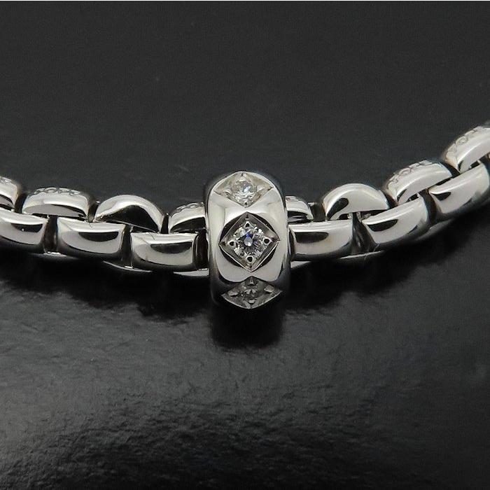 FOPE フォッペ エカ スターダスト Mサイズ ブレスレット ダイヤモンド0.12ct K18WG ホワイトゴールド レディース/295411【中古】_2