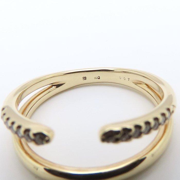 HIROTAKA ヒロタカ マンタ リング 指輪 ダイヤモンド0.07ct 9号