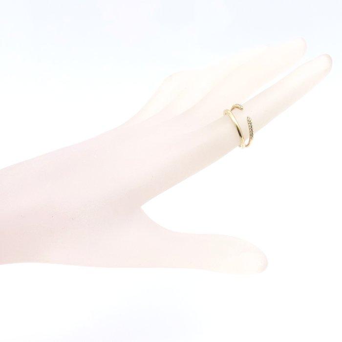 HIROTAKA ヒロタカ マンタ リング 指輪 ダイヤモンド0.07ct 9号