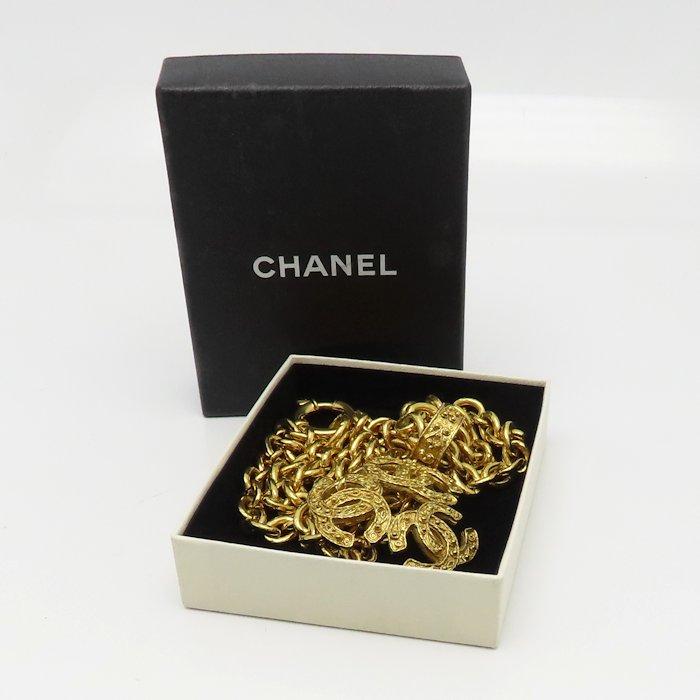 CHANEL シャネル トリプル ココ ネックレス ロングネックレス 94A GP ゴールドメッキ レディース/295490【中古】の画像