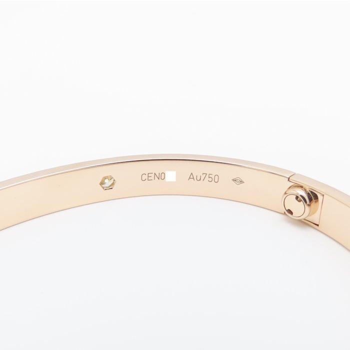 Cartier（カルティエ） ラブ ブレス バングル ハーフダイヤモンド 4P 