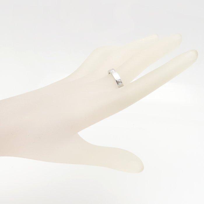 BVLGARI（ブルガリ） ダブルロゴ リング 指輪 1Pダイヤモンド 17号