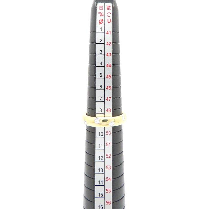 TIFFANY&Co. ティファニー ドッツ リング 指輪 ダイヤモンド 9号 K18YG イエローゴールドxPt950プラチナ レディース/295544【中古】_1