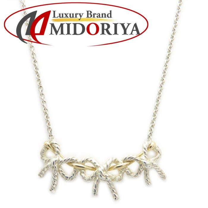 TIFFANY&Co.（ティファニー） トリプルリボン ネックレス シルバー 