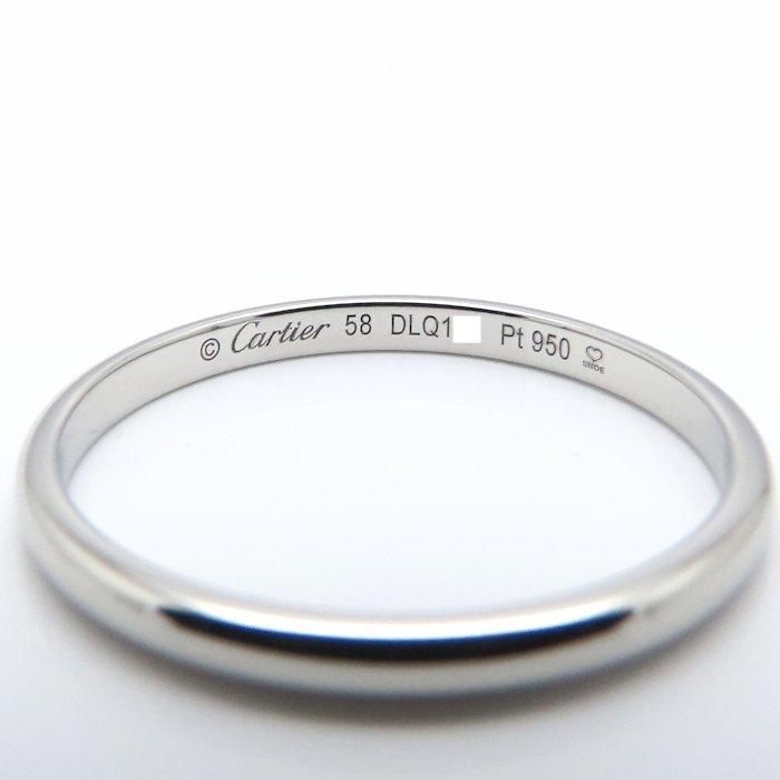 CARTIER カルティエ 1895 ウェディング リング 指輪 2mm B4078000 #58 17.5号 Pt950プラチナ /290604【中古】【BJ】 Cartier（カルティエ） 1895 ウェディング リング 指輪 2mm #58 17.5号