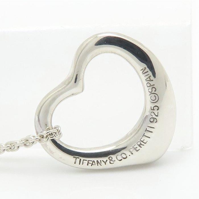 美品 TIFFANY ティファニー ペレッティ オープンハート ネックレス TIFFANY&Co.（ティファニー） オープンハート ネックレス エルサ