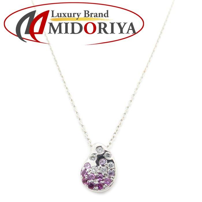 STAR JEWELRY スタージュエリー ティアドロップ ネックレス ピンク