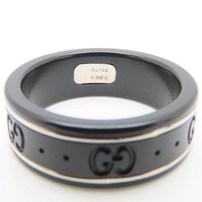 GUCCI（グッチ） アイコン リング 指輪 #17 16号 K18WG ホワイト