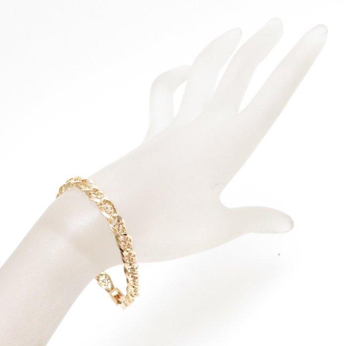 ブレスレット K18YG 12.3グラム 16cm イエローゴールド 18金/29580  