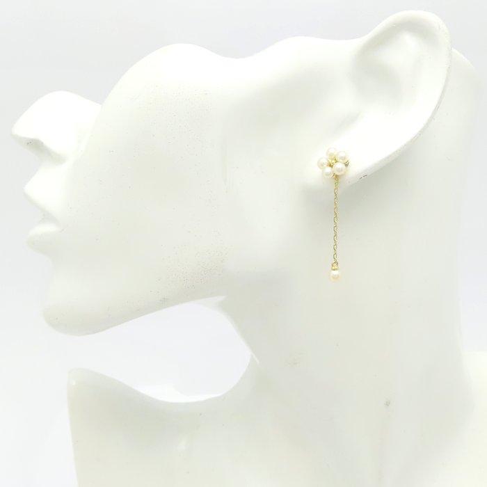 MIKIMOTO（ミキモト） フラワーモチーフ ピアス ベビーパール 真珠