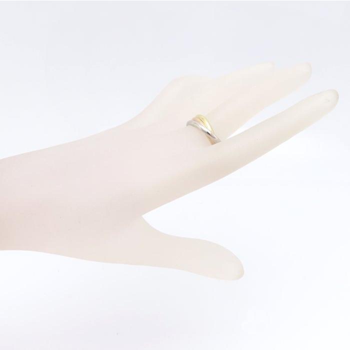Cartier（カルティエ） トリニティ SM リング 指輪 3連 #61 20.5号 K18