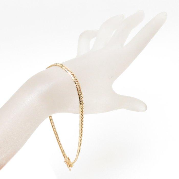 中古 K18 24cm 10.3g アンクレット8面