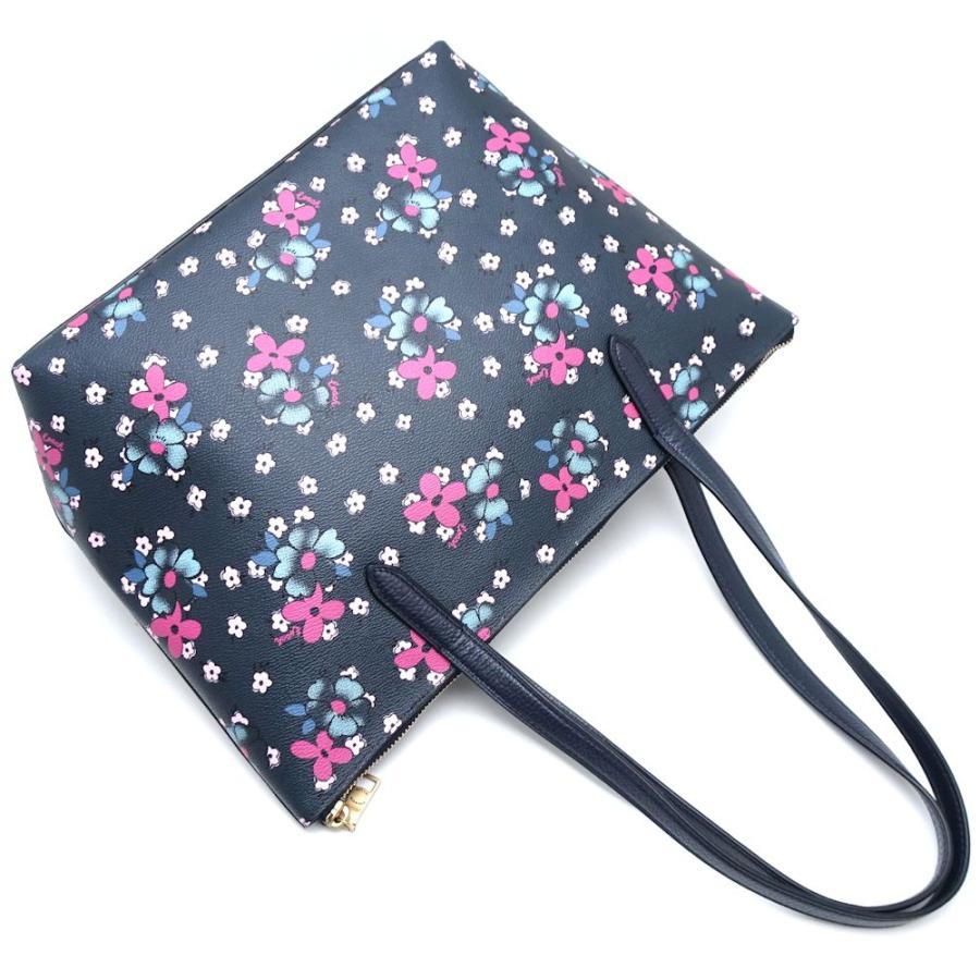 COACH コーチ 1046 トートバッグ 花柄 PVCコーティングキャンバス 