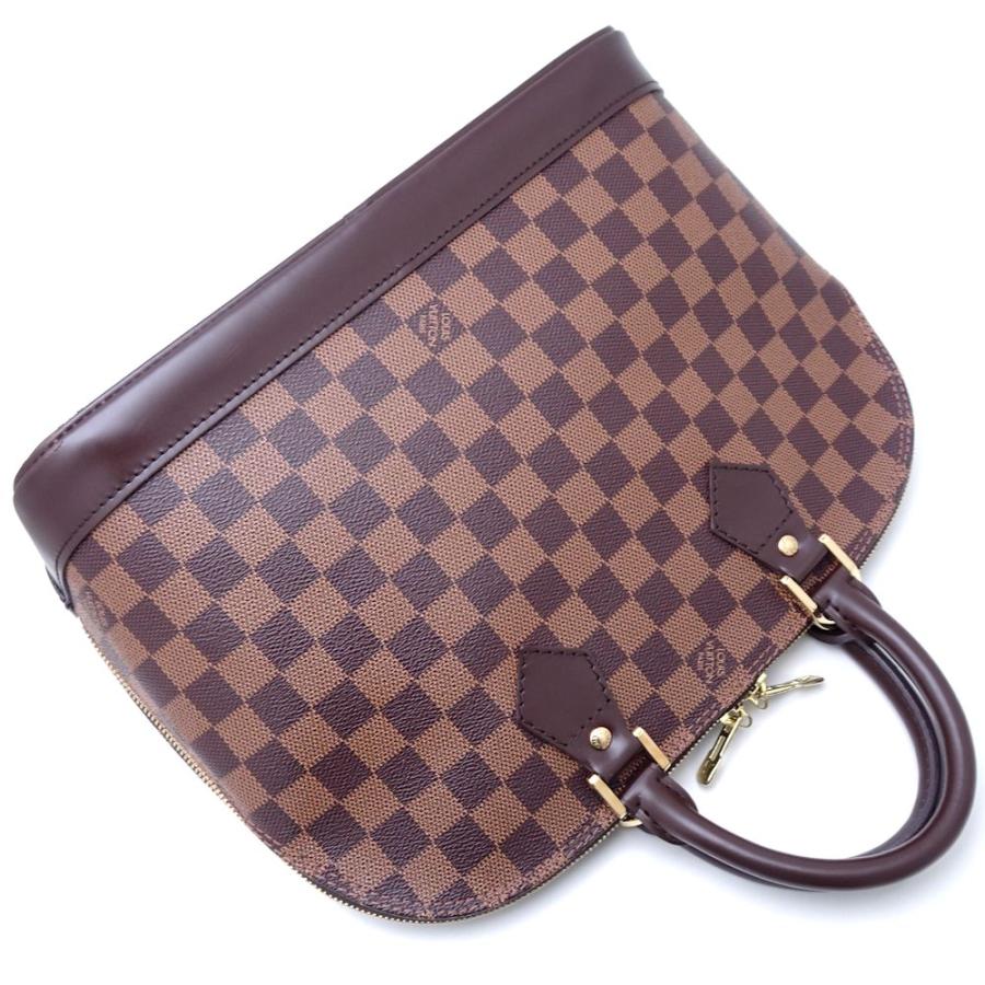 LOUIS VUITTON ルイヴィトン ダミエ アルマ N51131 ハンドバッグ エベヌ/351146【中古】｜phasemidoriya78｜03