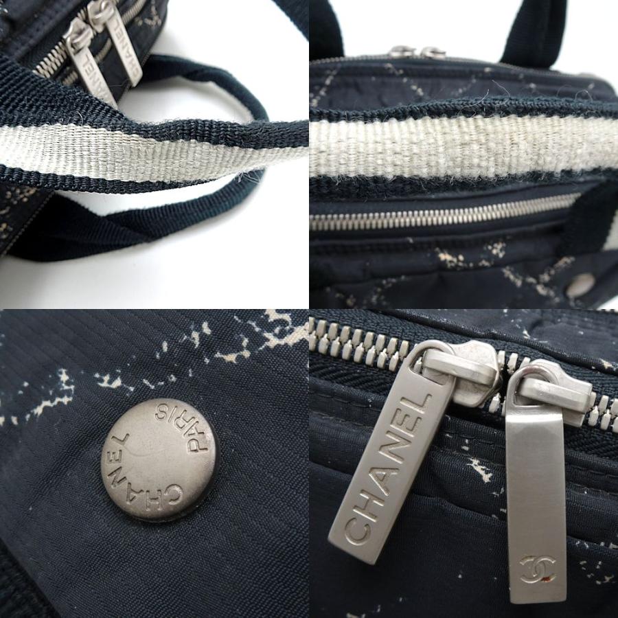シャネル　トラベルライン　ナイロン　ハンド　ボストンバッグ　ブラック ニュートラベルライン ハンドバッグ ミニボストンバッグ ナイロン