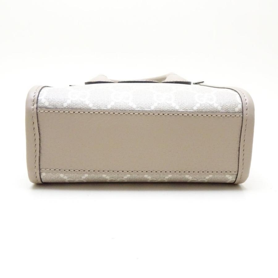 GUCCI（グッチ） 671623 2Wayバッグ ミニトート レザーxGGスプリーム