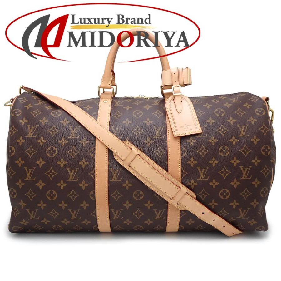LOUIS VUITTON ルイヴィトン モノグラム キーポルバンドリエール50 