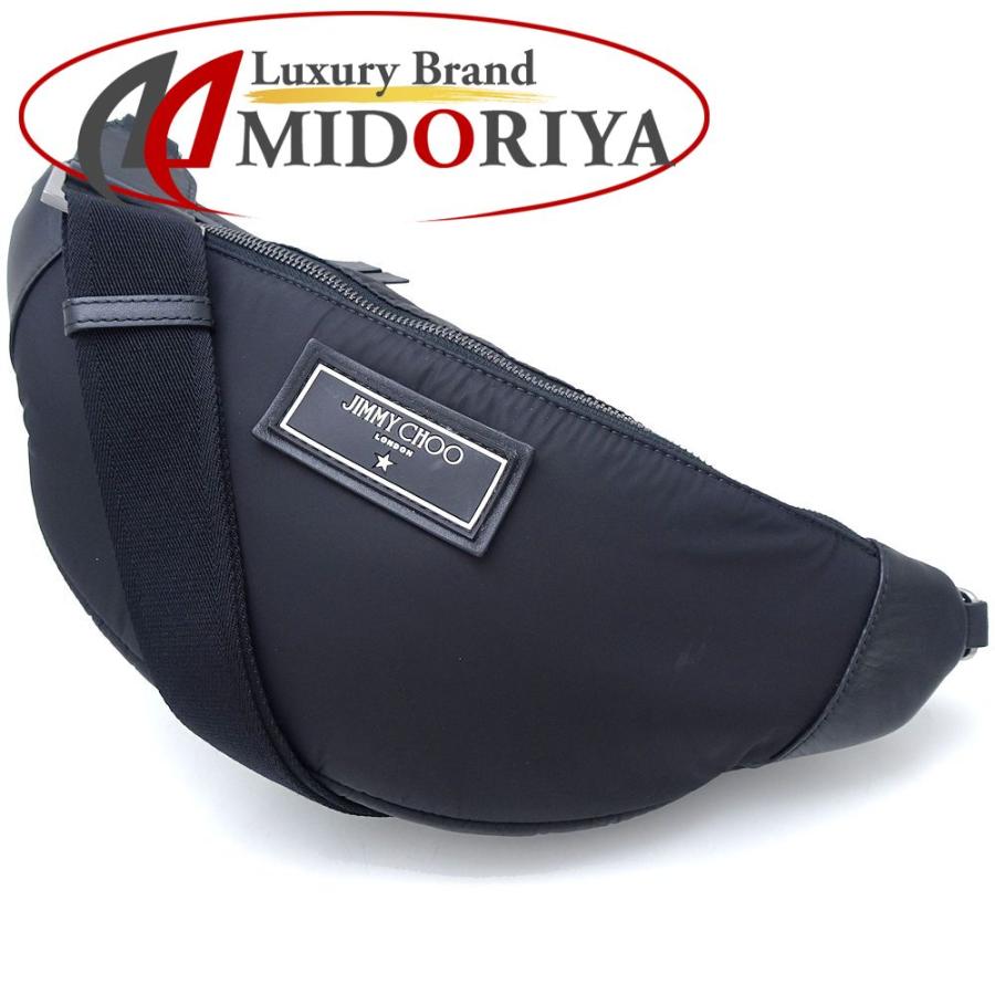 JIMMY CHOO ジミーチュウ ボディバッグ ウエストバッグ ナイロンx  