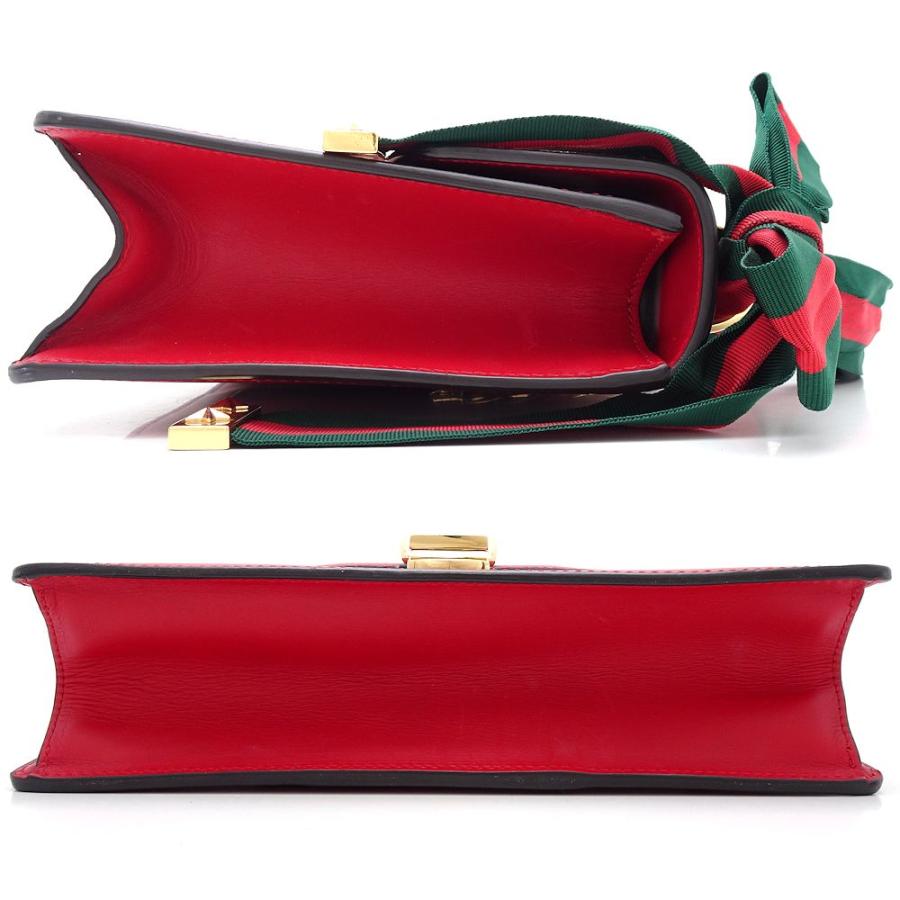 GUCCI（グッチ） シルヴィ 421882 ショルダーバッグ レザー レッド
