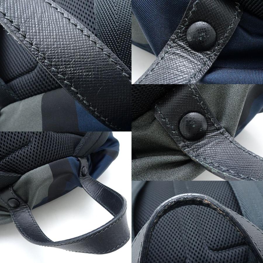PRADA プラダ V135M リュック・バックパック ナイロン ブルー PRADA プラダ V135M リュック・バックパック ナイロン ブルー