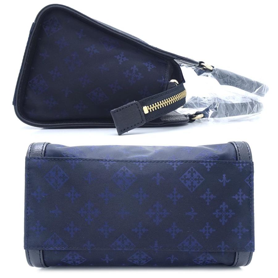 ラシット　2wayショルダーバッグ　 ブラックネイビー　現行　新品　未使用 russet（ラシット） ショルダーバッグ 2WAY ナイロンxレザー ブラック