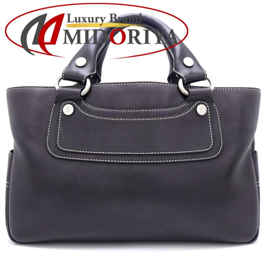 CELINE セリーヌ ブギーバッグ CE00/34 ハンドバッグ レザー ダーク  