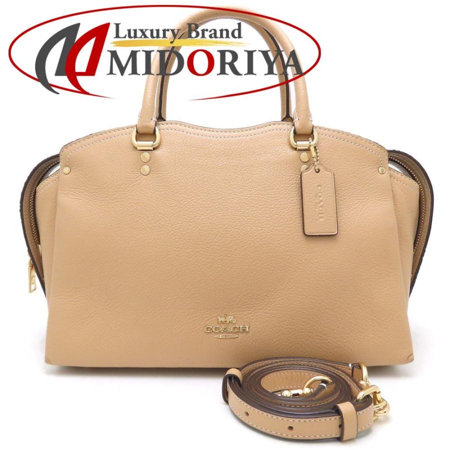 COACH（コーチ） 67711 ハンドバッグ 2WAY レザー ベージュ/352300