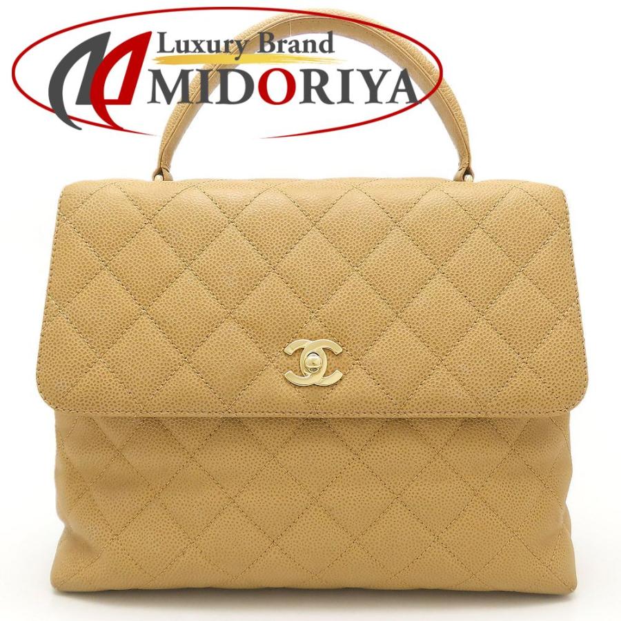 CHANEL（シャネル） A12397 ハンドバッグ キャビアスキン キャメル 