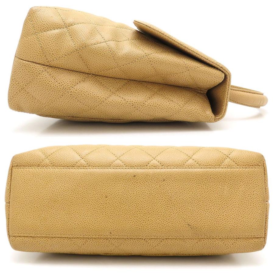 CHANEL（シャネル） A12397 ハンドバッグ キャビアスキン キャメル 