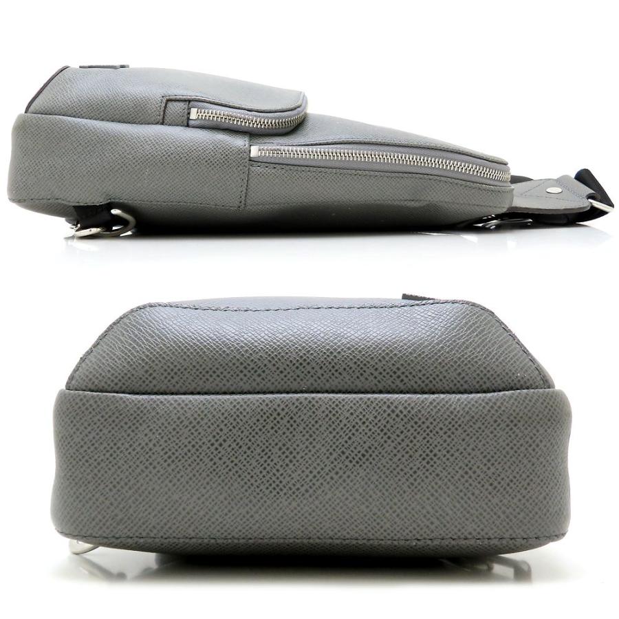 LOUIS VUITTON ルイヴィトン タイガ アヴェニュースリング M30801 ボディバッグ グラシエ グレー系/352460【中古】_1