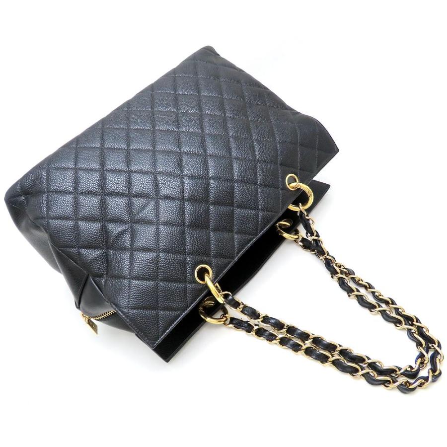 CHANEL（シャネル） チェーントートバッグ キャビアスキン ブラック