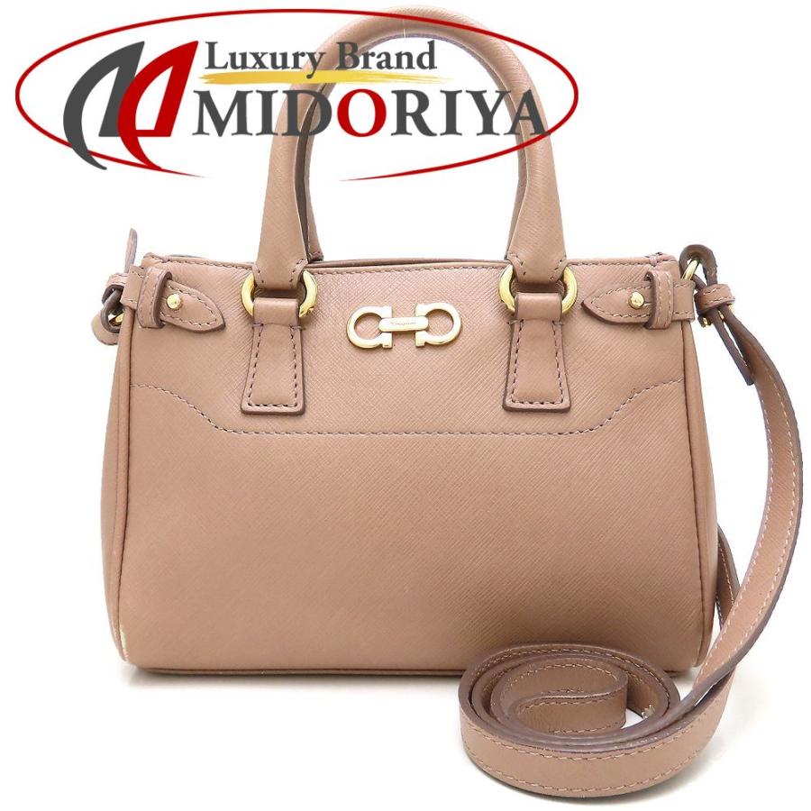 FERRAGAMO（フェラガモ） Salvatore Ferragamo サルヴァトーレフェラガモ 2Way ミニ ハンドバッグ EE ...