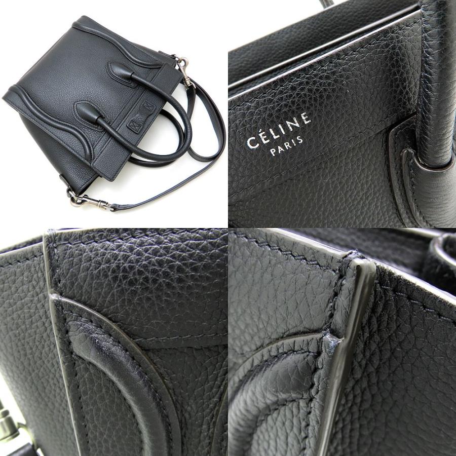 CELINE（セリーヌ） ラゲージ ナノ 168243DRU.38NO ハンドバッグ