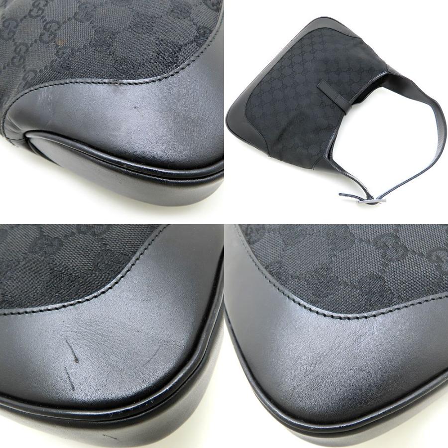 本物■グッチ GUCCI ショルダーバッグ ジャッキー GG柄 キャンバス ブラック 00963 ハンドバッグ ワンショルダー 札幌 西区 西野 GUCCI（グッチ） ジャッキー 00963 ショルダーバッグ GGキャンバスx
