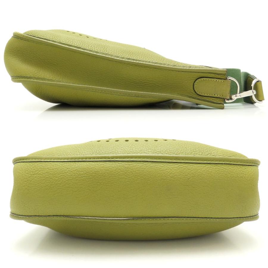 HERMES エルメス エヴリン2 PM ショルダーバッグ エブリン □H刻印 2004年 トリヨンクレマンス シャルトルーズ グリーン系/352627【中古】 HERMES（エルメス） エヴリン2 PM ショルダーバッグ エブリン □H刻印